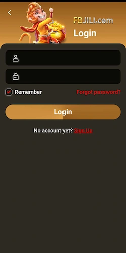 Step 2: Enter the correct information for "Username" and "Password" that you registered earlier.